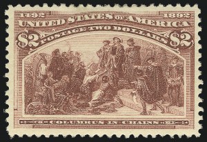 Sale 1050, Lot 376, $1.00-$5.00 1893 Columbian Issue (Scott 241-245)