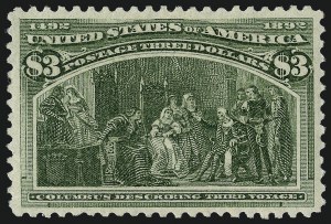 Sale 1050, Lot 381, $1.00-$5.00 1893 Columbian Issue (Scott 241-245)
