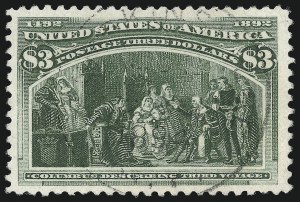 Sale 1050, Lot 385, $1.00-$5.00 1893 Columbian Issue (Scott 241-245)