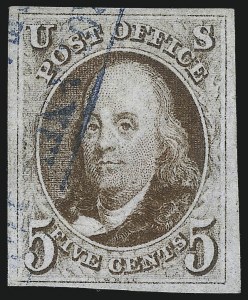 Sale 1050, Lot 41, 5c-10 1847 Issue and 1875 Reproduction of 1847 Issue (Scott 1-4)