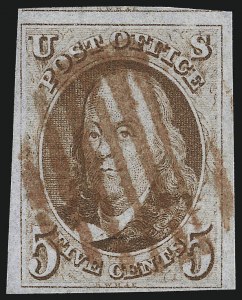 Sale 1050, Lot 47, 5c-10 1847 Issue and 1875 Reproduction of 1847 Issue (Scott 1-4)