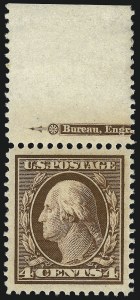 Sale 1050, Lot 486, 1908-12 Issues (Scott 331-395)