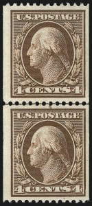 Sale 1050, Lot 495, 1908-12 Issues (Scott 331-395)