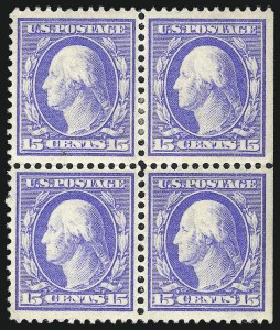 Sale 1050, Lot 511, 1908-12 Issues (Scott 331-395)
