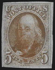 Sale 1050, Lot 55, 5c-10 1847 Issue and 1875 Reproduction of 1847 Issue (Scott 1-4)