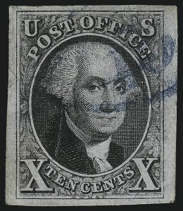 Sale 1050, Lot 58, 5c-10 1847 Issue and 1875 Reproduction of 1847 Issue (Scott 1-4)