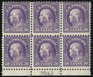 Sale 1050, Lot 622, 1916-22 Issues (Scott 486-547)