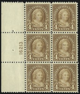Sale 1050, Lot 639, 1922-26 and Later Issues (Scott 555-1687)