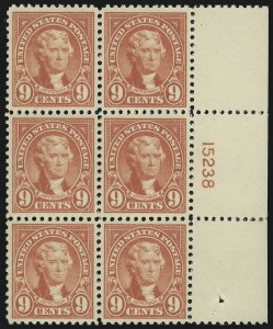 Sale 1050, Lot 643, 1922-26 and Later Issues (Scott 555-1687)