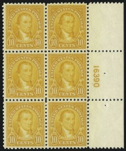 Sale 1050, Lot 644, 1922-26 and Later Issues (Scott 555-1687)