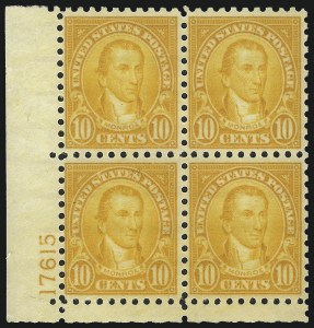 Sale 1050, Lot 662, 1922-26 and Later Issues (Scott 555-1687)