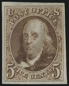 Sale 1050, Lot 67, 5c-10 1847 Issue and 1875 Reproduction of 1847 Issue (Scott 1-4)