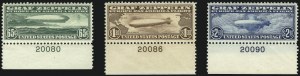 Sale 1050, Lot 701, Air Post, Graf Zeppelin and Later Issues (Scott C13-C31)