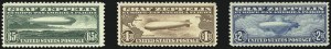 Sale 1050, Lot 710, Air Post, Graf Zeppelin and Later Issues (Scott C13-C31)