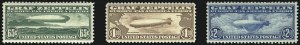 Sale 1050, Lot 711, Air Post, Graf Zeppelin and Later Issues (Scott C13-C31)