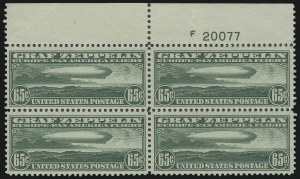 Sale 1050, Lot 722, Air Post, Graf Zeppelin and Later Issues (Scott C13-C31)