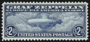Sale 1050, Lot 726, Air Post, Graf Zeppelin and Later Issues (Scott C13-C31)