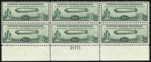 Sale 1050, Lot 729, Air Post, Graf Zeppelin and Later Issues (Scott C13-C31)