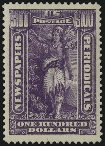 Sale 1050, Lot 775, Officials, Newspapers & Periodicals, Parcel Post (Scott O, PR, Q)