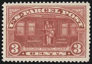 Sale 1050, Lot 776, Officials, Newspapers & Periodicals, Parcel Post (Scott O, PR, Q)