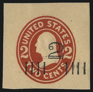 Sale 1050, Lot 801, Postal Stationery (Scott U, UO, UX)