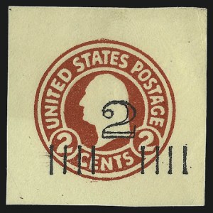 Sale 1050, Lot 802, Postal Stationery (Scott U, UO, UX)