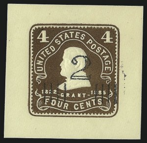 Sale 1050, Lot 804, Postal Stationery (Scott U, UO, UX)
