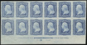 Sale 1057, Lot 510, Essays and Proofs (1847 thru 1869 Pictorials)