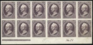 Sale 1057, Lot 527, Essays and Proofs (Bank Notes and Later Issues)