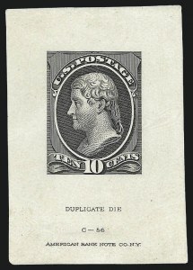 Sale 1057, Lot 529, Essays and Proofs (Bank Notes and Later Issues)