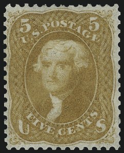Sale 1057, Lot 622, 1861-66 Issue (Scott 56-78)