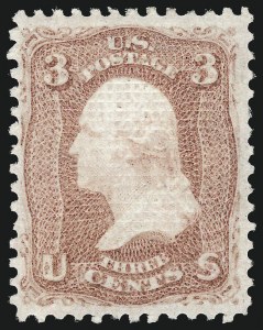 Sale 1057, Lot 640, 1867-68 Grilled Issue (Scott 79-101)