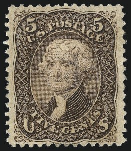 Sale 1057, Lot 658, 1867-68 Grilled Issue (Scott 79-101)