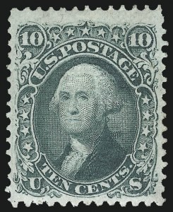 Sale 1057, Lot 659, 1867-68 Grilled Issue (Scott 79-101)