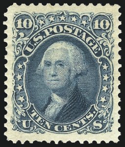 Sale 1057, Lot 671, 1875 Re-Issue of 1861-66 Issue (Scott 102-111)
