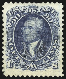 Sale 1057, Lot 676, 1875 Re-Issue of 1861-66 Issue (Scott 102-111)