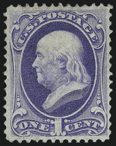 Sale 1057, Lot 704, 1870-71 National Bank Note Co. H Grill (Scott 134-144)