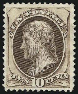 Sale 1057, Lot 728, 1870-71 National Bank Note Co. Ungrilled Issue (Scott 145-155)
