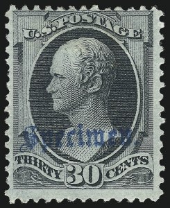 Sale 1061, Lot 3287, Specimen Overprints