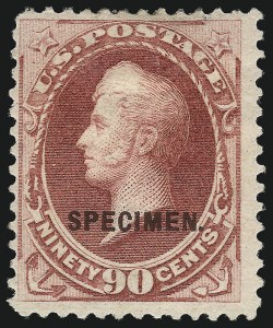 Sale 1061, Lot 3288, Specimen Overprints