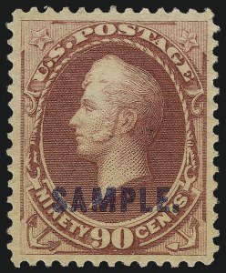 Sale 1061, Lot 3289, Specimen Overprints