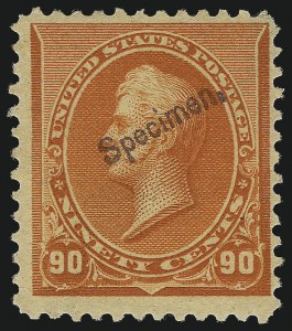 Sale 1061, Lot 3292, Specimen Overprints