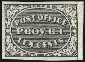 Sale 1061, Lot 3315, Postmasters Provisionals