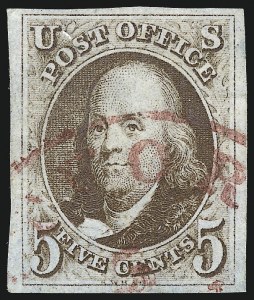 Sale 1061, Lot 3321, 1847 Issue (Scott 1-2)