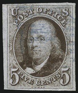 Sale 1061, Lot 3324, 1847 Issue (Scott 1-2)