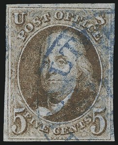 Sale 1061, Lot 3336, 1847 Issue (Scott 1-2)