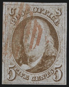 Sale 1061, Lot 3337, 1847 Issue (Scott 1-2)