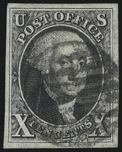 Sale 1061, Lot 3338, 1847 Issue (Scott 1-2)