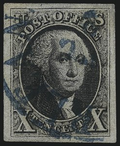 Sale 1061, Lot 3345, 1847 Issue (Scott 1-2)