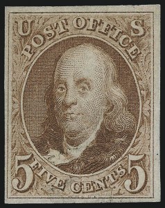 Sale 1061, Lot 3350, 1875 Reproduction of 1847 Issue (Scott 3-4)